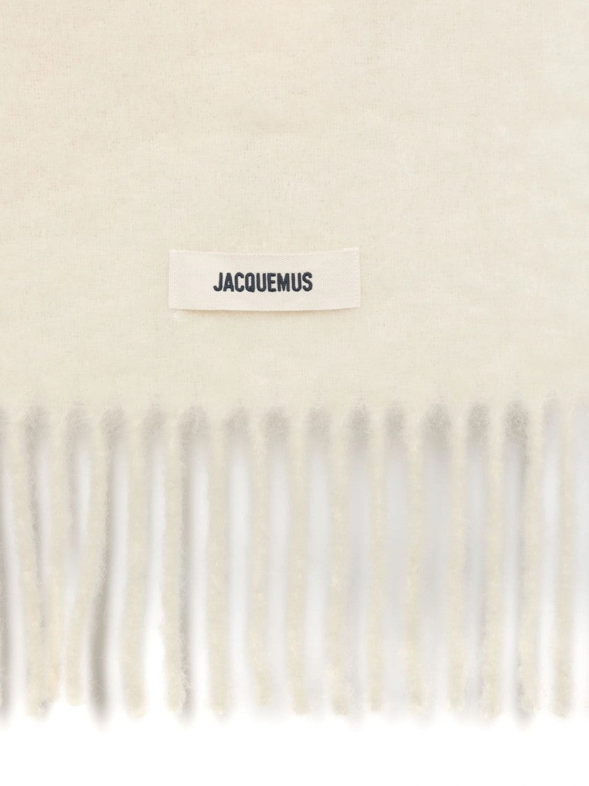 Jacquemus Carro Fringed Soft Long Scarf