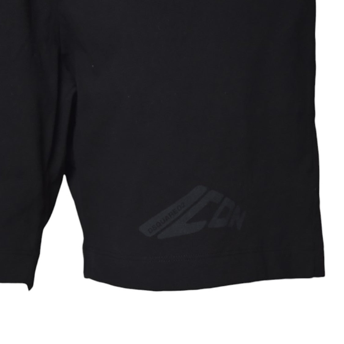 Dsquared2 Black Cotton Icon New Generation Bermuda Shorts