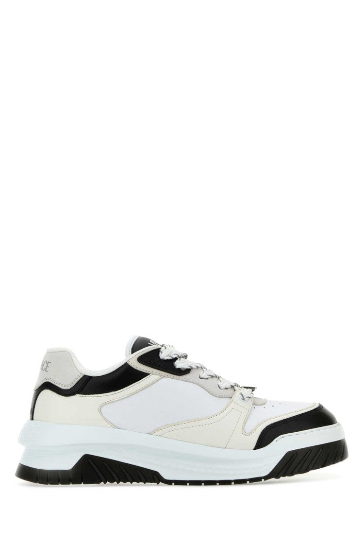 Versace Multicolor Leather Odissea Sneakers