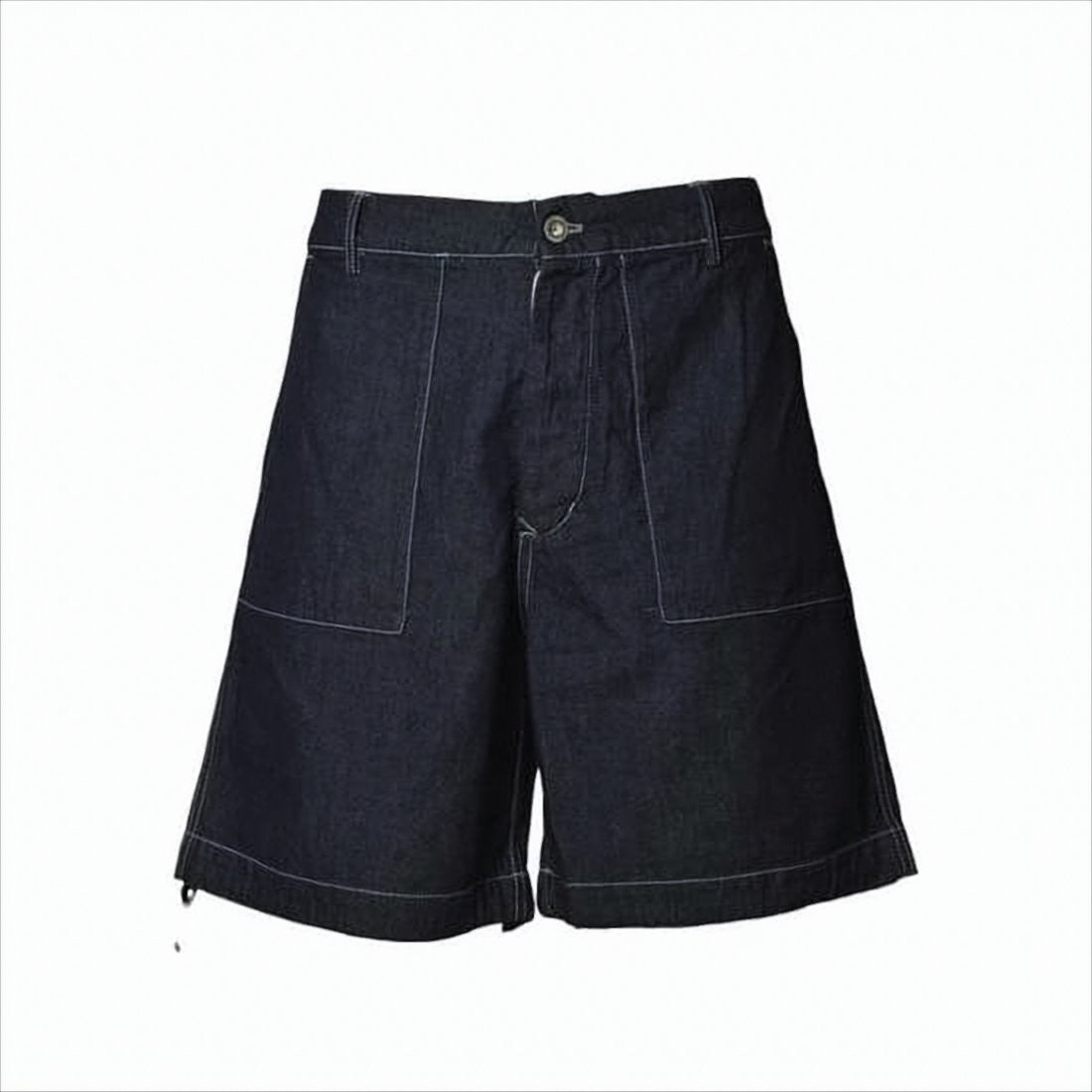 C.P. Company Dark Denim Shorts With Flap Pockets