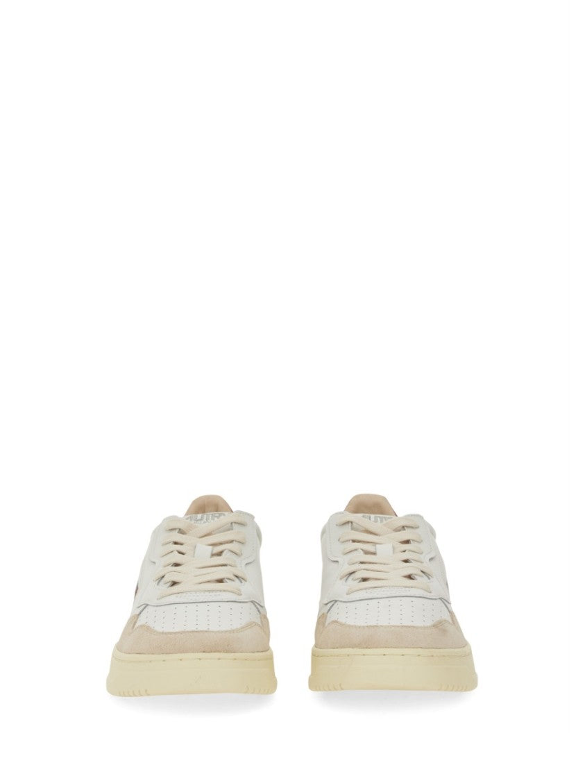 Autry Medalist Low Leather Suede Panels Sneakers