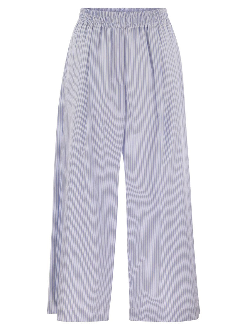 Max Mara Fleur - Cotton Satin Trousers