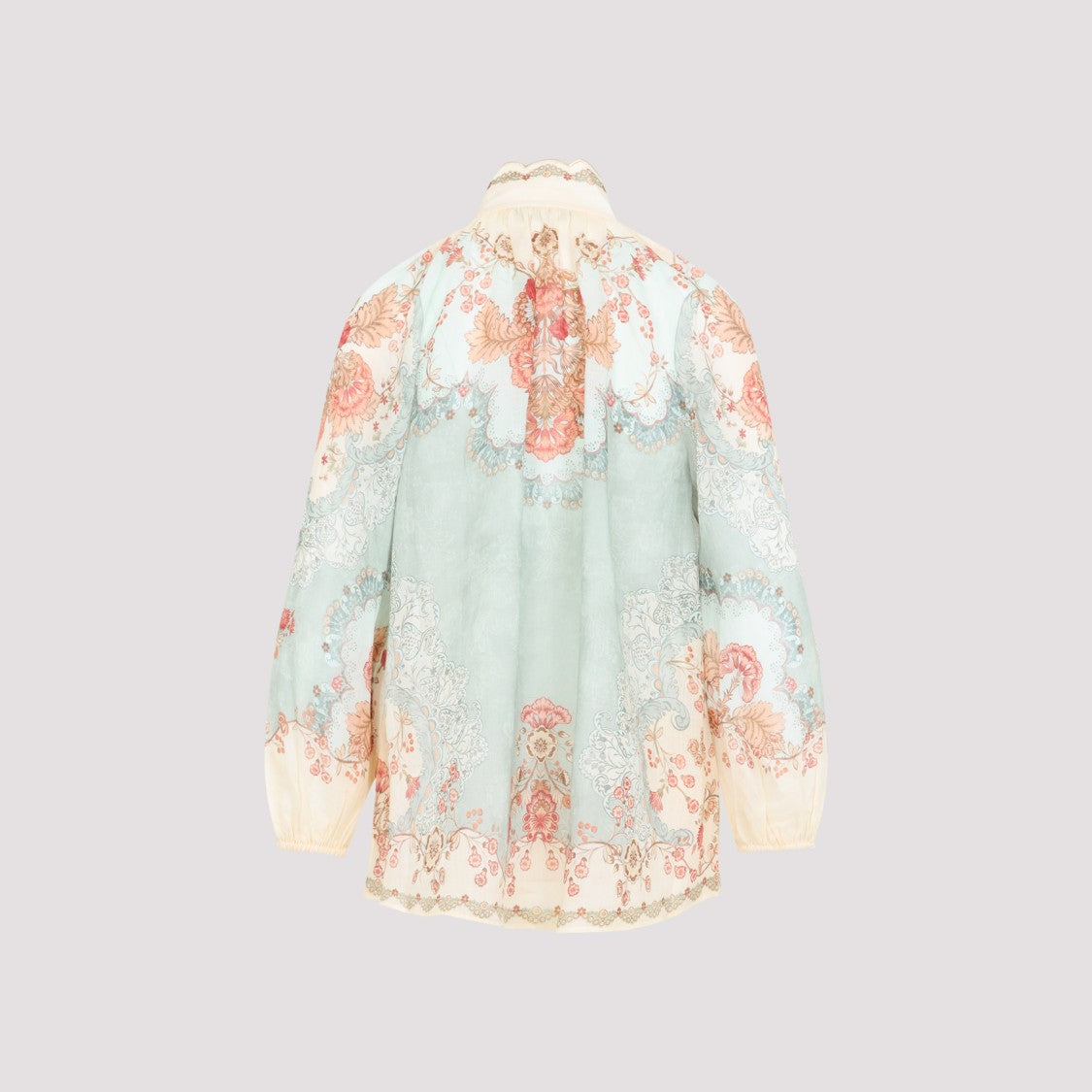 Zimmermann Daylight Green Ramie Blouse