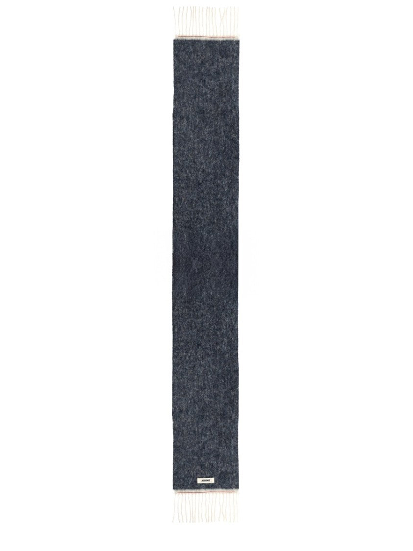 Jacquemus Wagon Heathered Textured Scarf