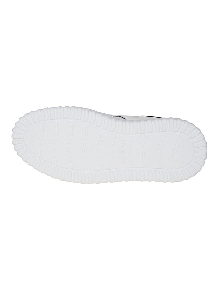 Hogan H-Stripes Calf Leather Sneakers