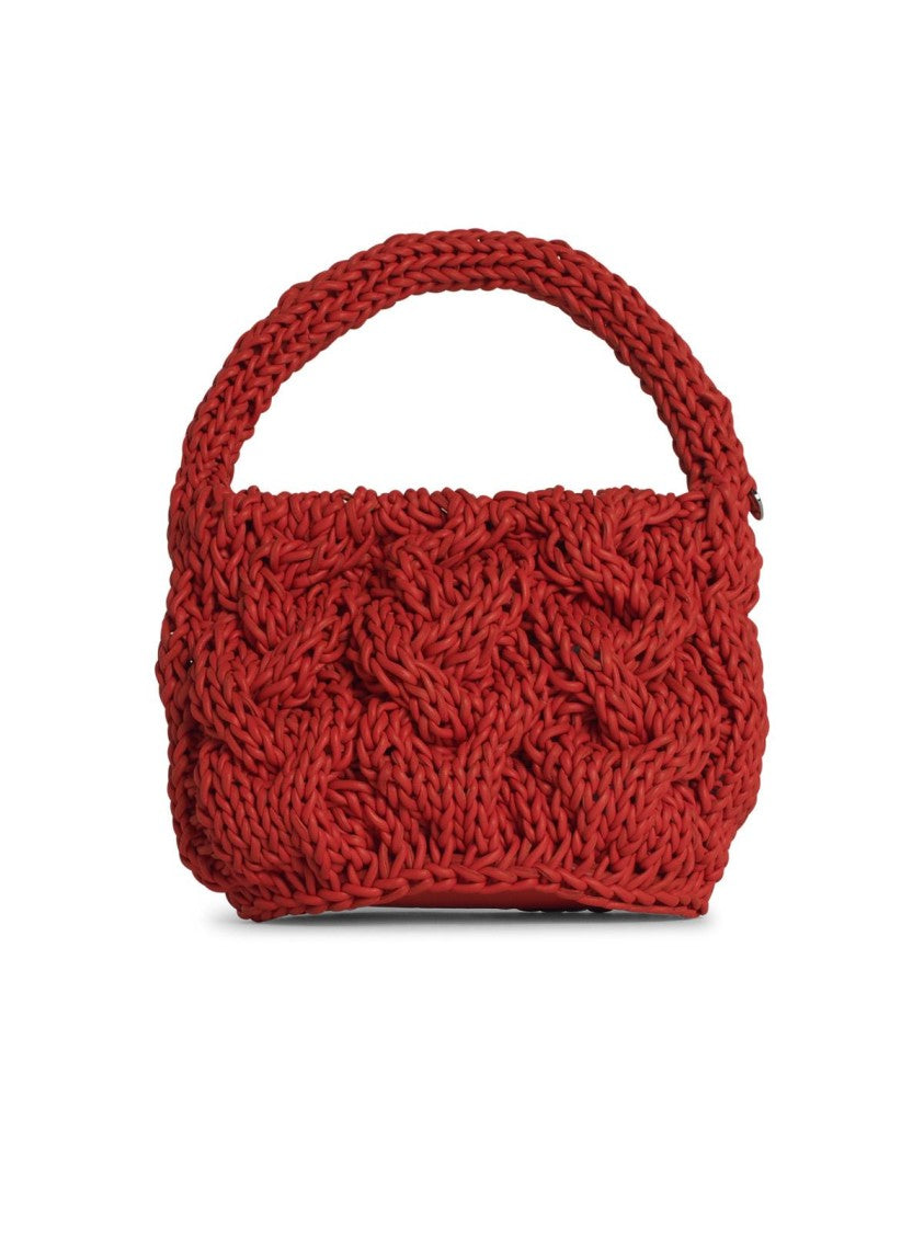 J. W. Anderson Knit' Orange Leather Bag
