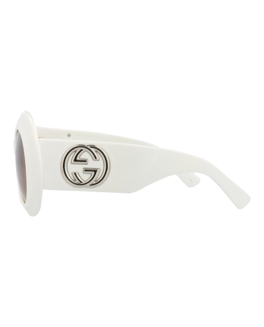 Gucci Round-Frame Recycled Acetate Sunglasses