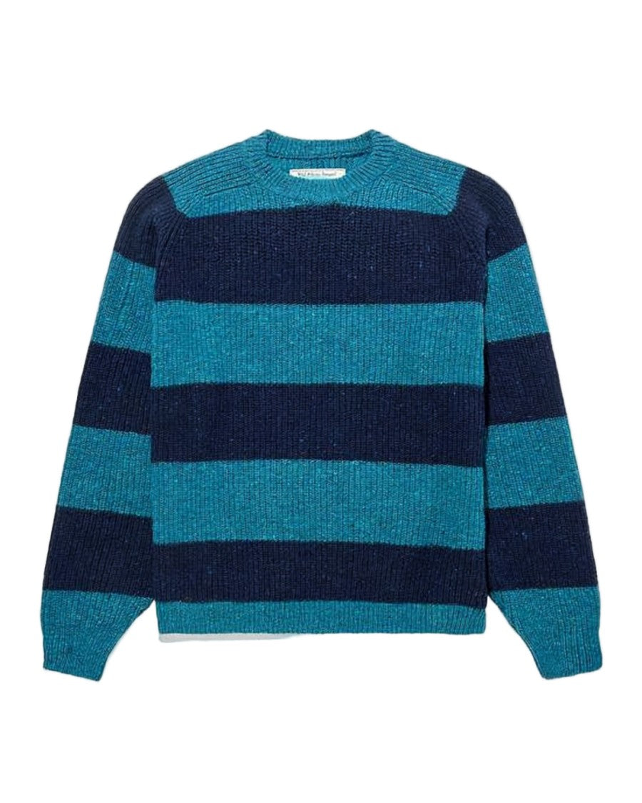 Noah Wide Horizontal Stripe Wool Sweater