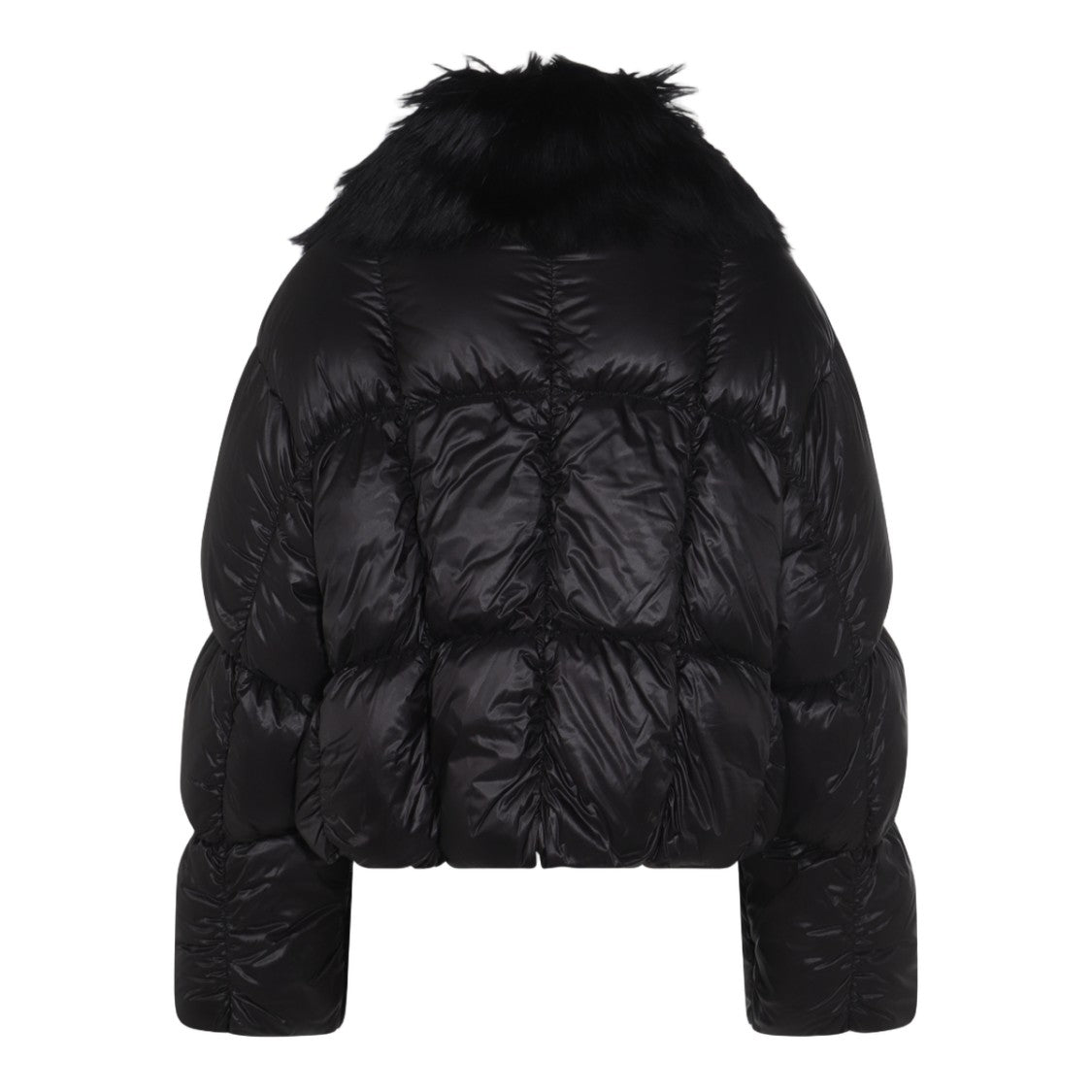 Jil Sander Puffed Black Down Coat