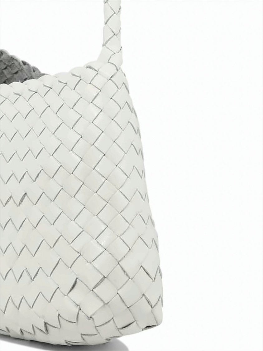 Dragon Diffusion Woven Buffalo Leather Shoulder Bag