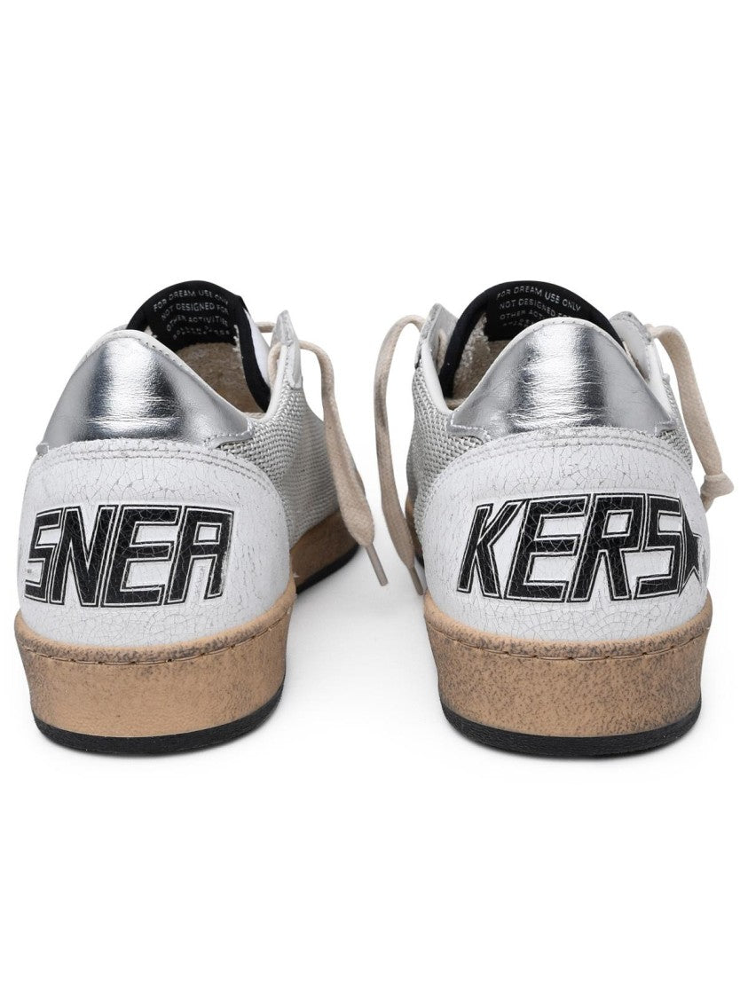 Golden Goose Ballstar Sneakers With Iconic Suede Star Appliqué