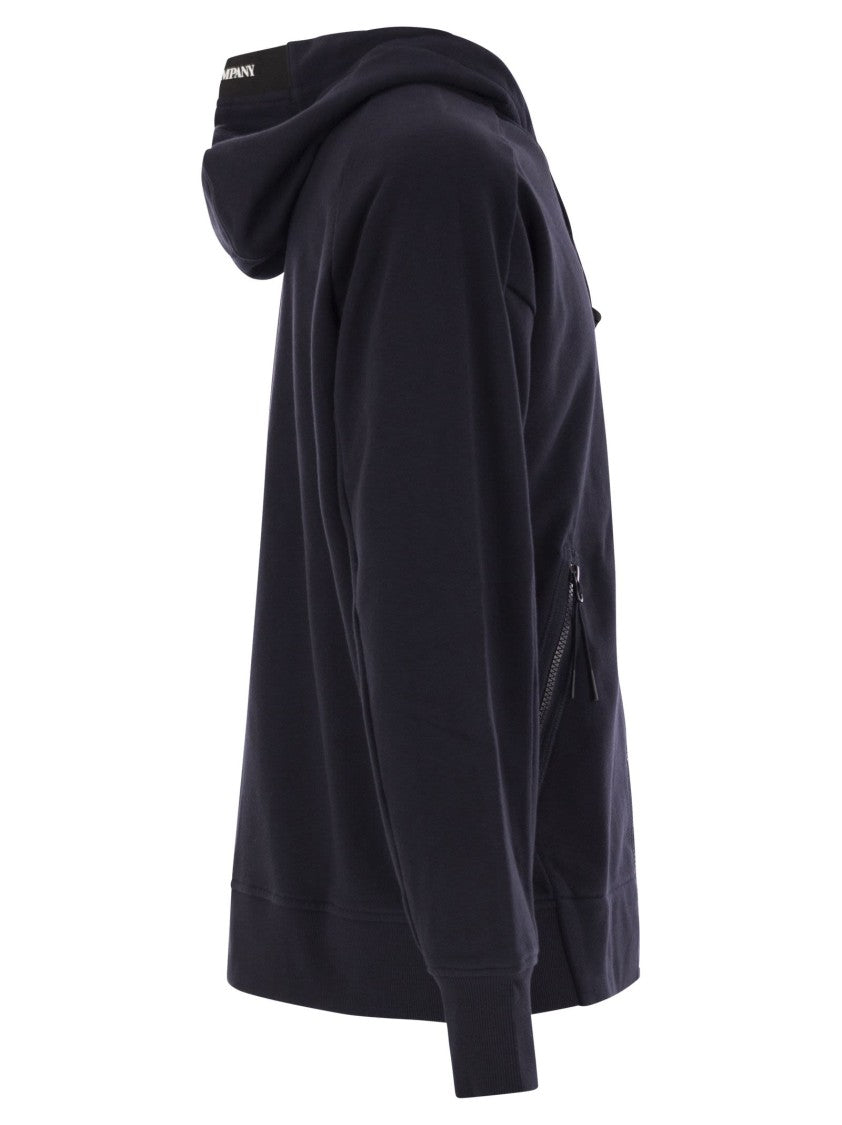 C.P. Company Sweatshirt With Zip, Hood And Lens