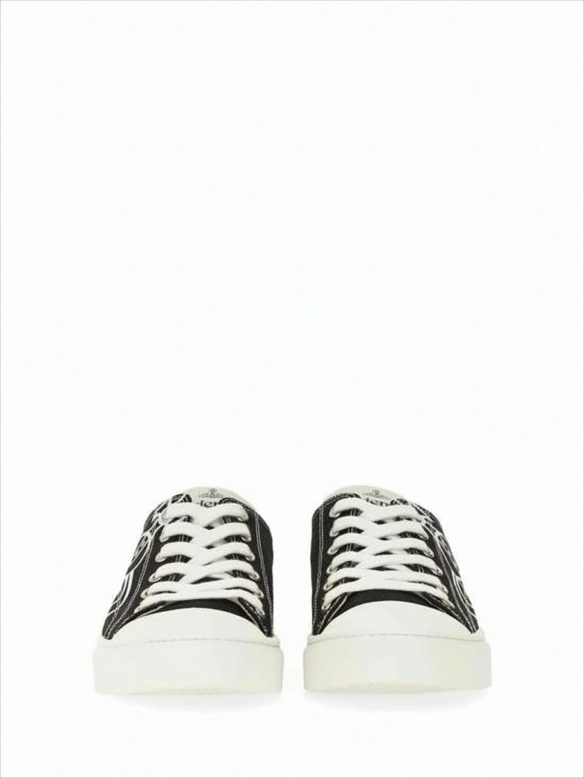 Vivienne Westwood Low-Top Sneakers With Distinctive Graphic Logo