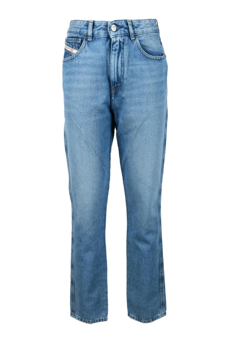Diesel Celeste High-Waisted Straight-Leg Jeans