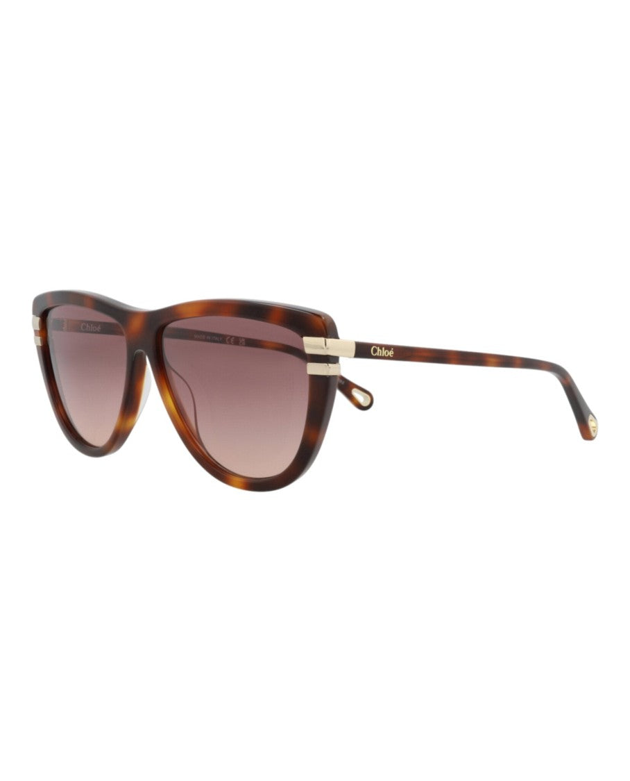 Chloé Square-Frame Recycled Acetate Sunglasses