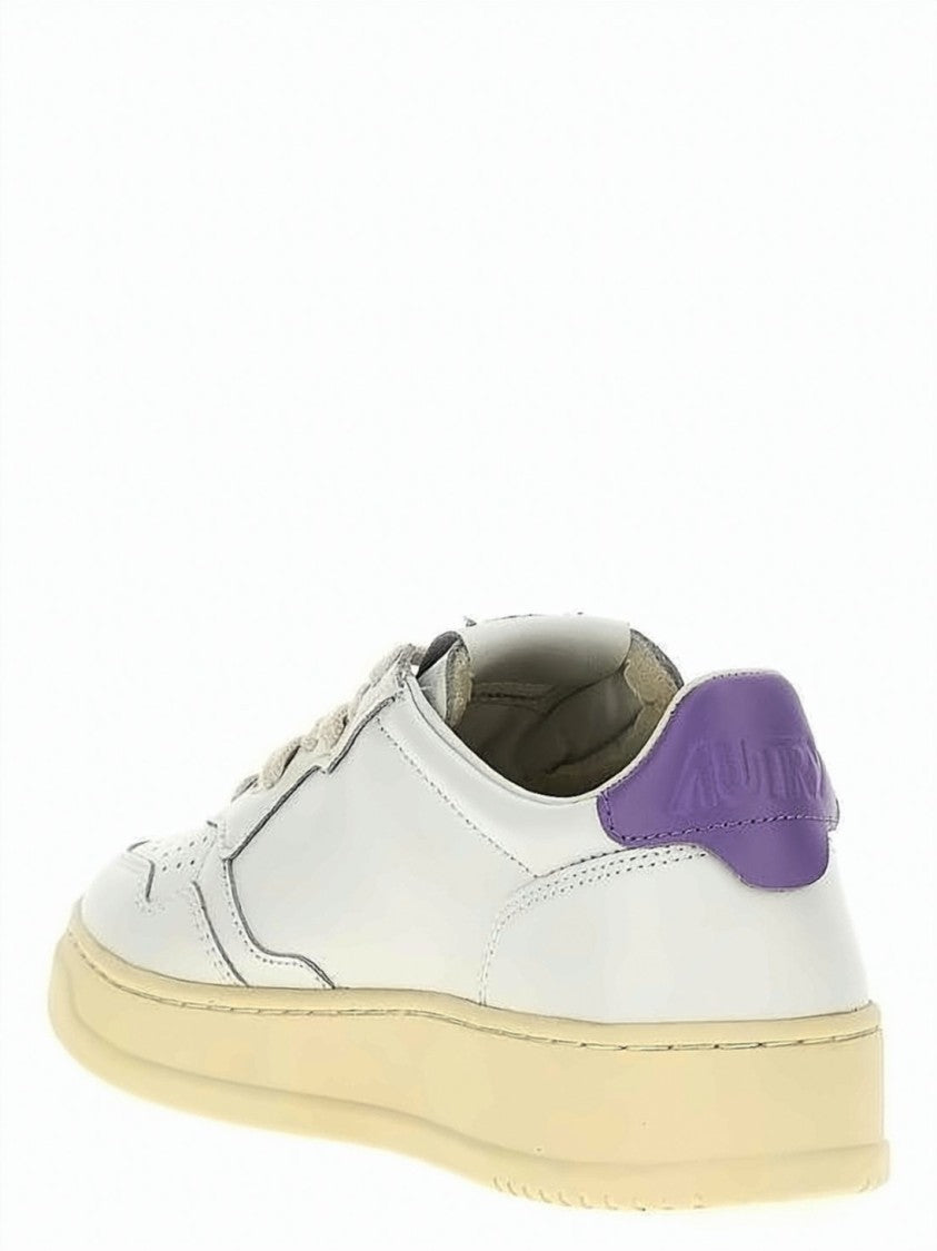 Autry Low-Top Sneakers With Smooth Leather Upper And Perforated Detailing