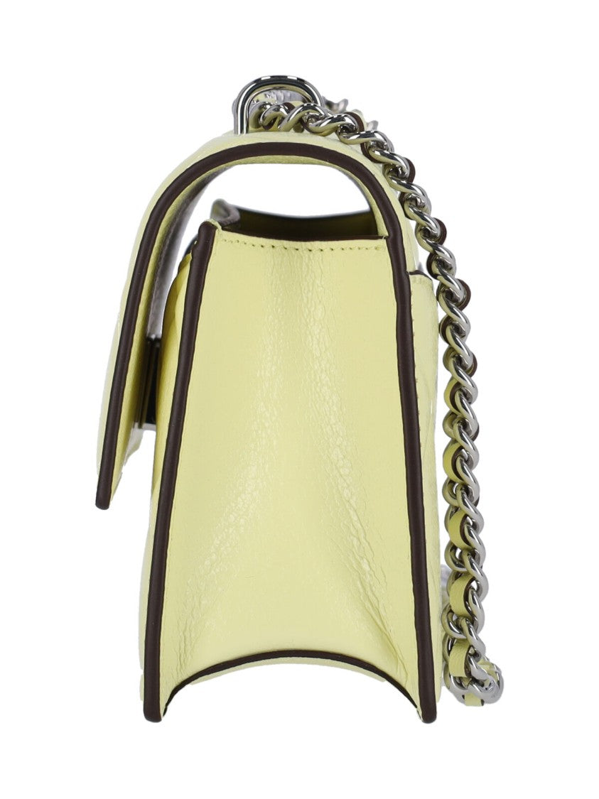 Tory Burch "Fleming" Small Shoulder Bag – Yellow