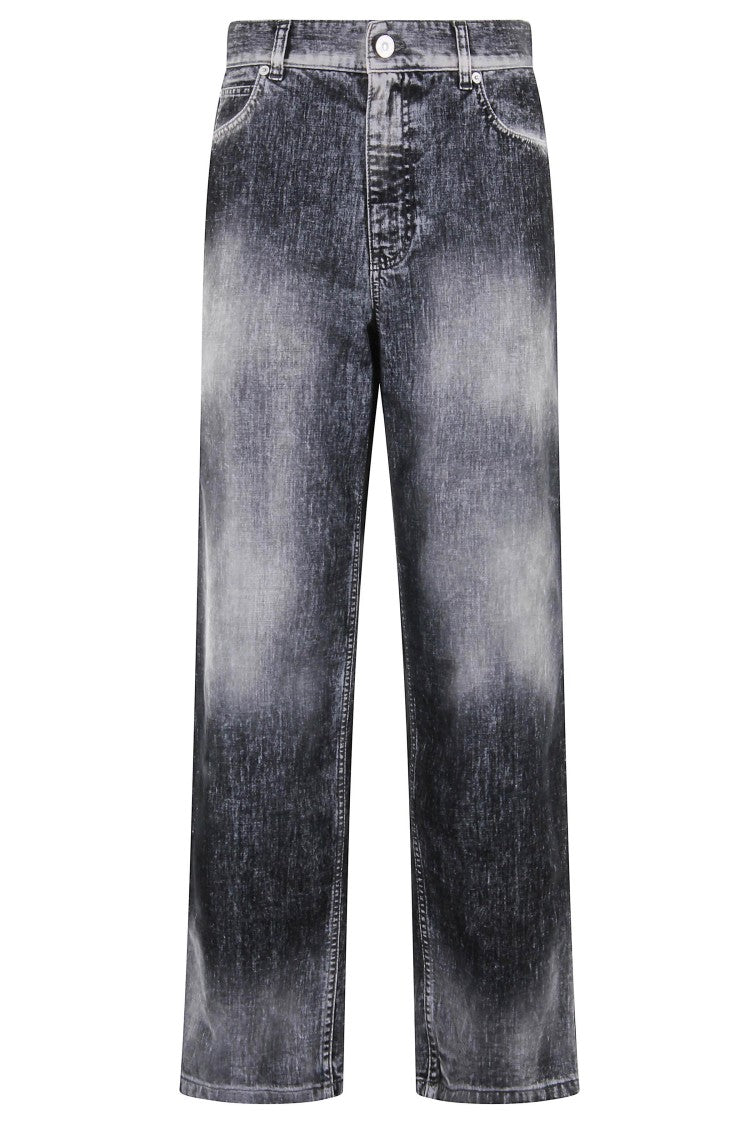 Marni Straight-Leg Velvet-Finish Trousers With Waist Loops