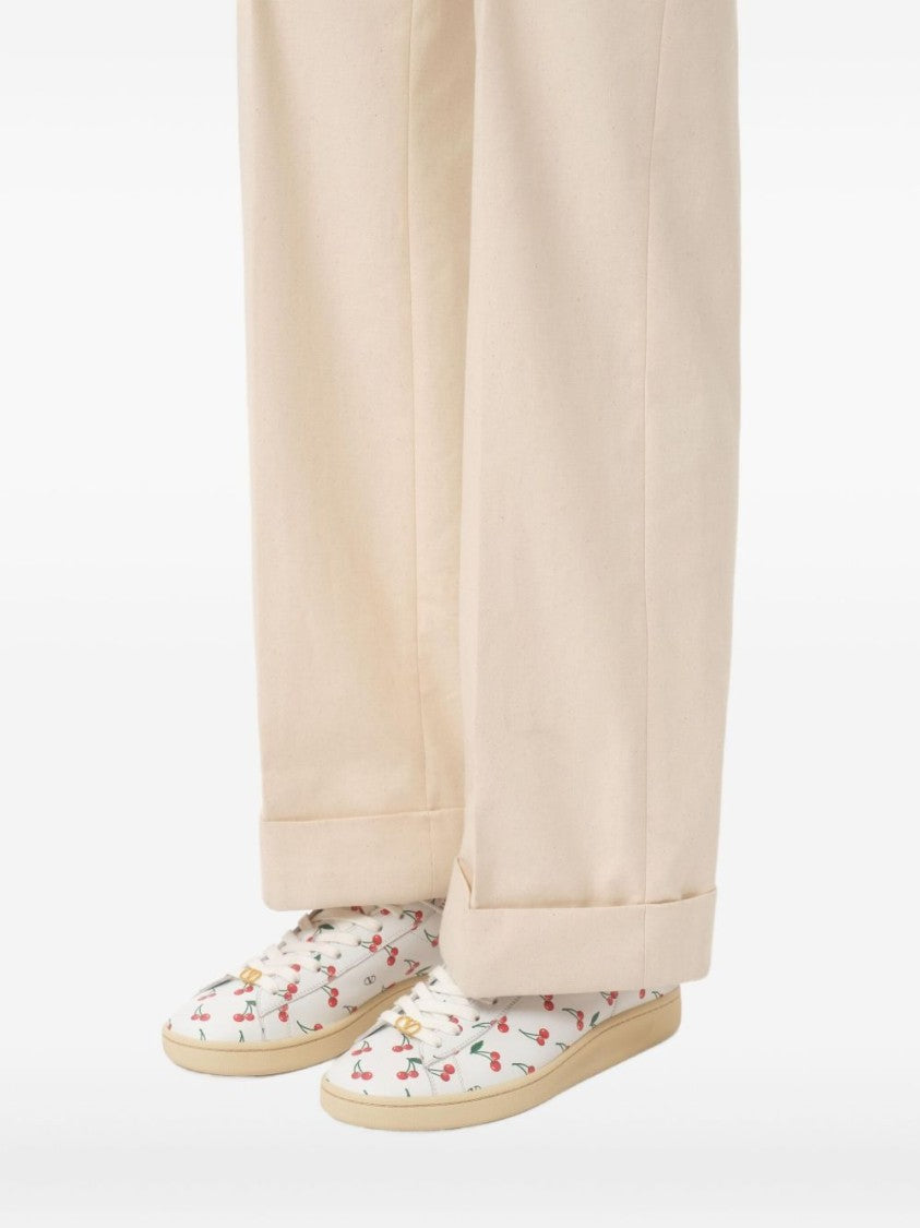 Valentino Garavani Royco Sneaker Calfskin With Cherryfic Pattern