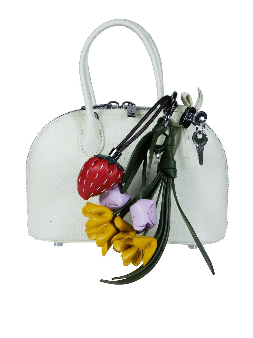 Self-Portrait Lizard Leather Toast Mini Bag