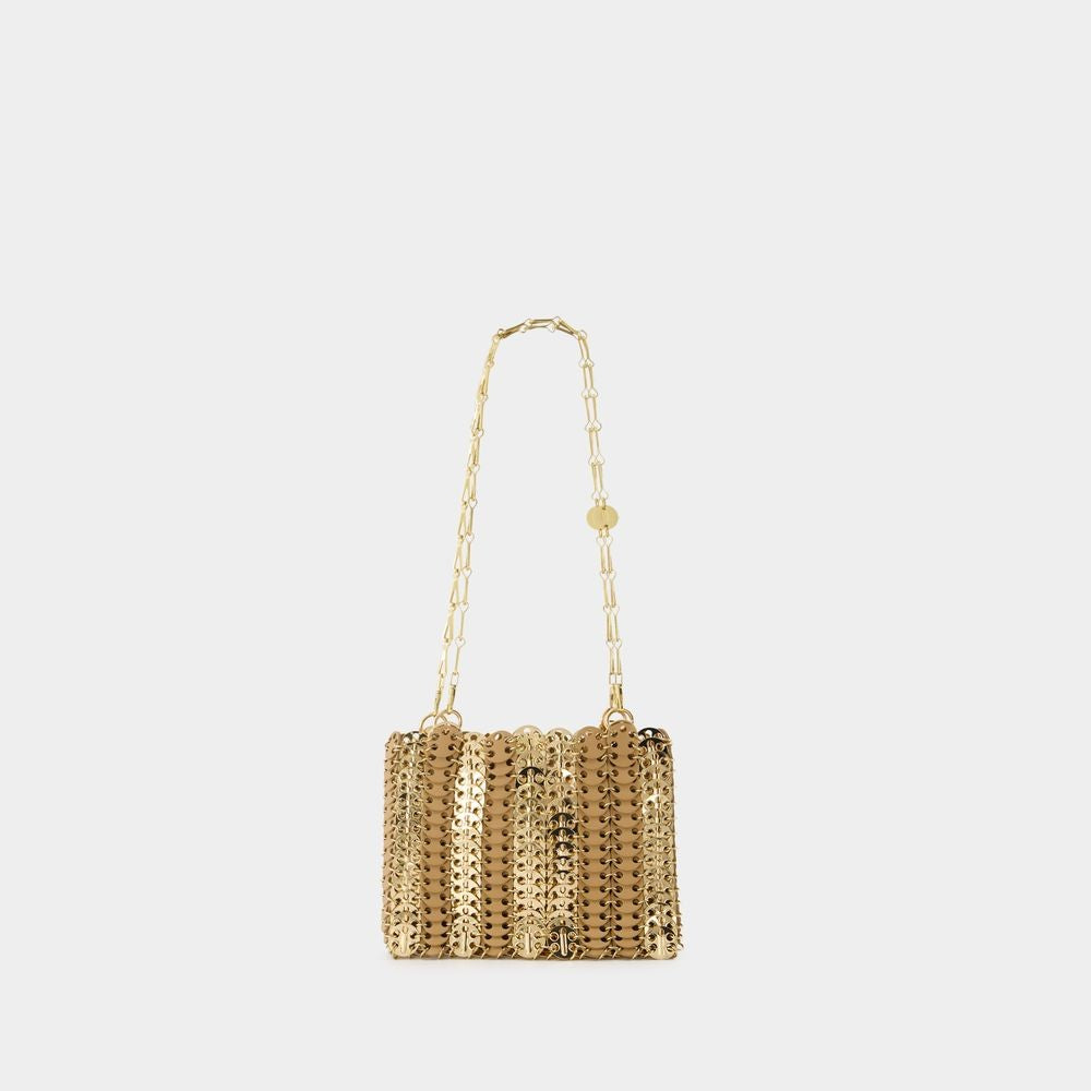 Rabanne Purse - Leather - Gold