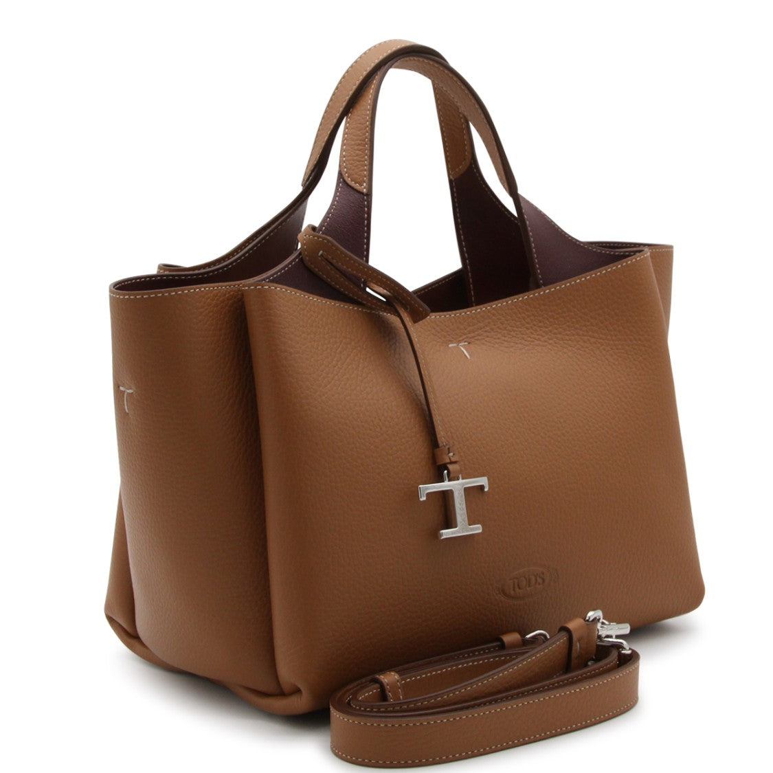 Tod's Brown Leather Tote Bag