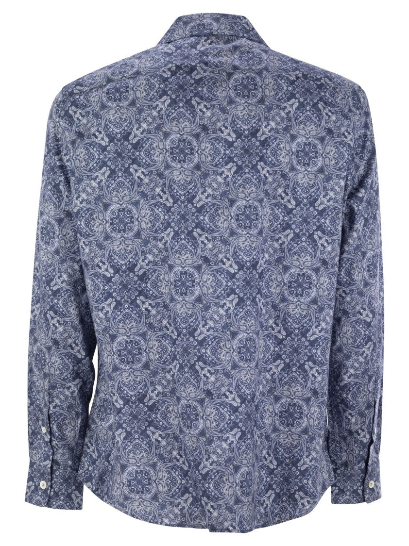 Brunello Cucinelli Classic Easy Fit Cotton Shirt