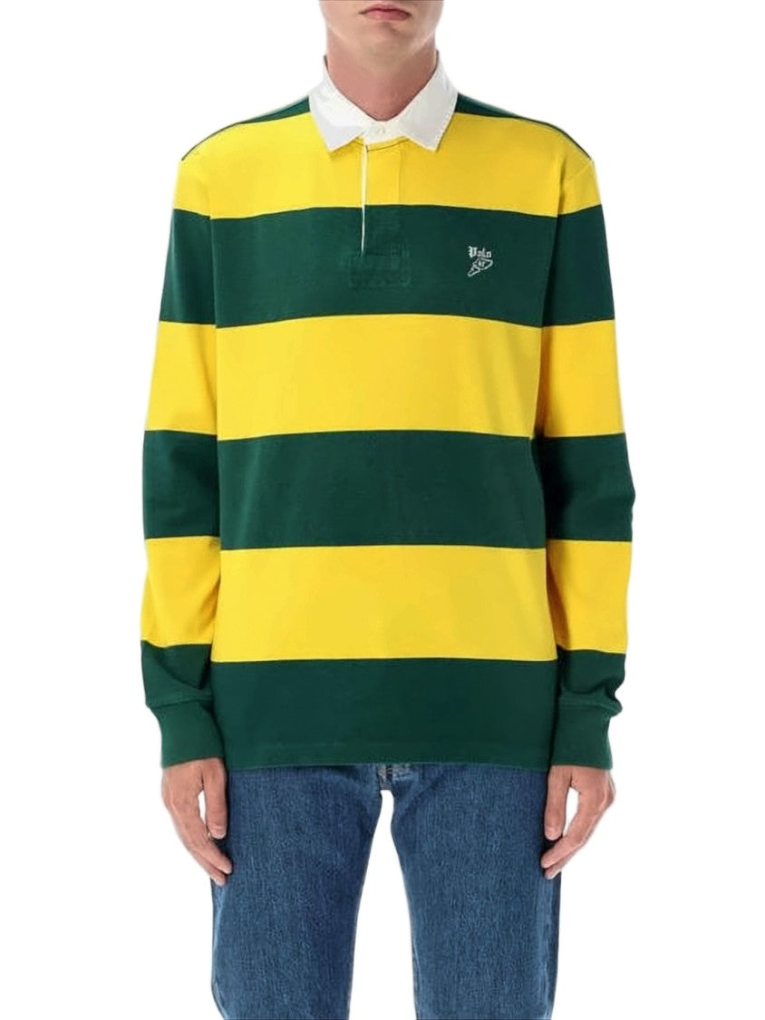 Polo Ralph Lauren Horizontal Stripe Long-Sleeve Polo Shirt