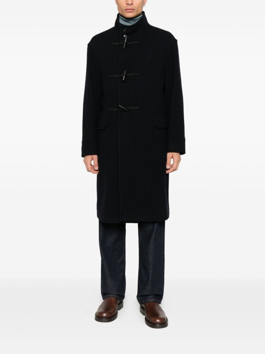 Tagliatore Tailored Blue Coat With Structured Silhouette And Timeless Appeal