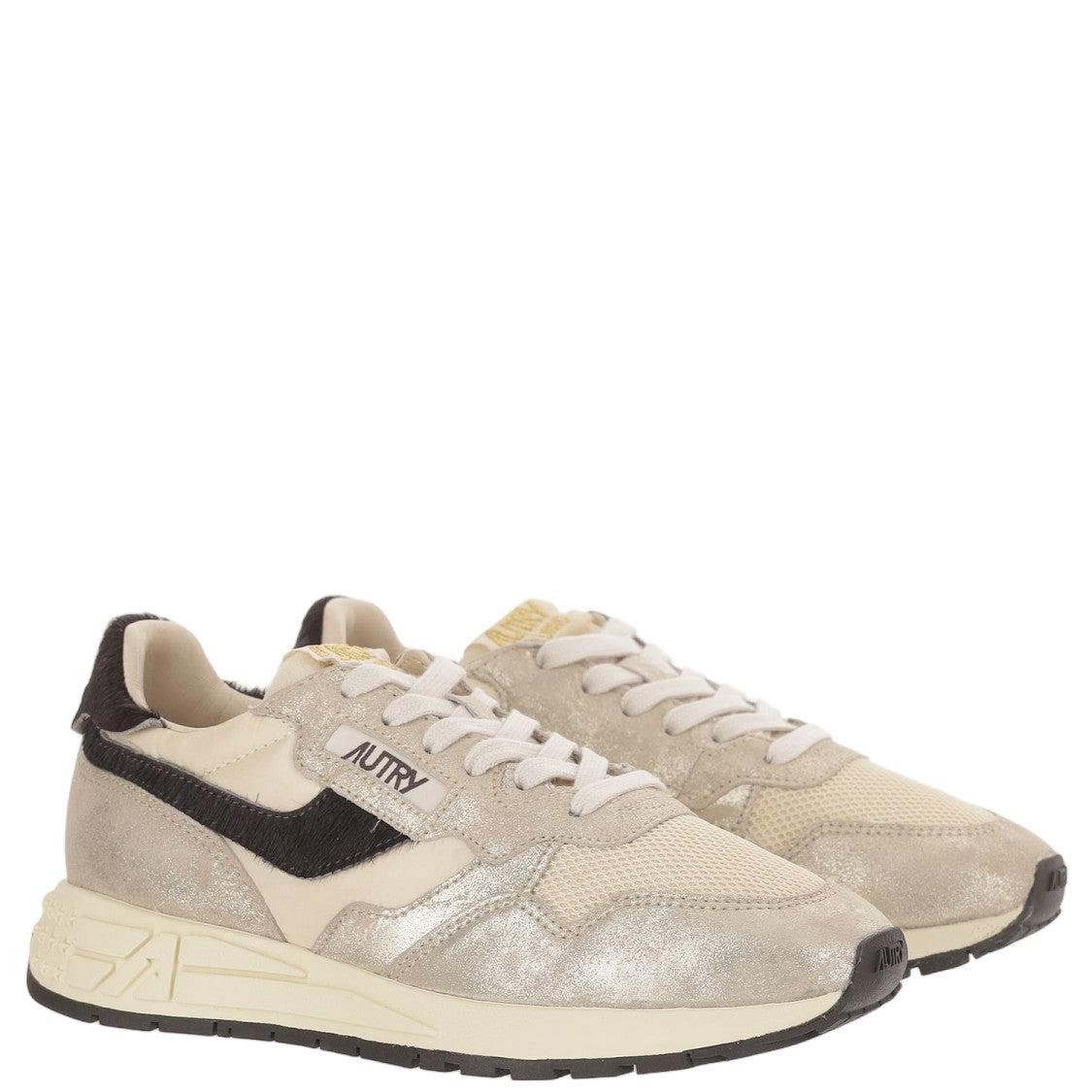Autry Reelwind Sneakers With Multi-Textured Finish