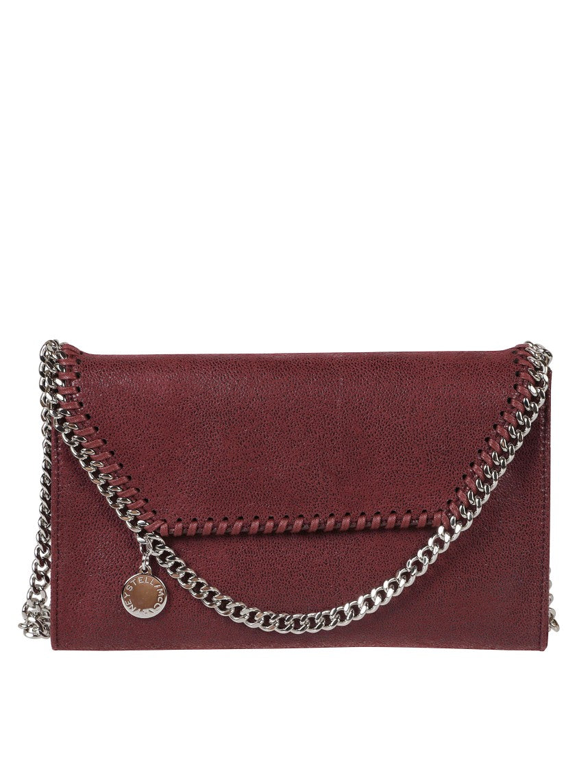 Stella Mccartney Textured Burgundy Bag