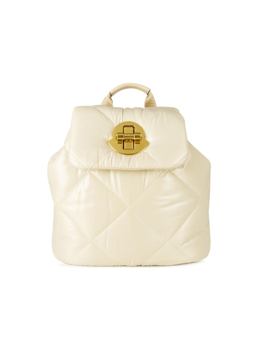 Moncler Puf Foldover Top Logo Backpack