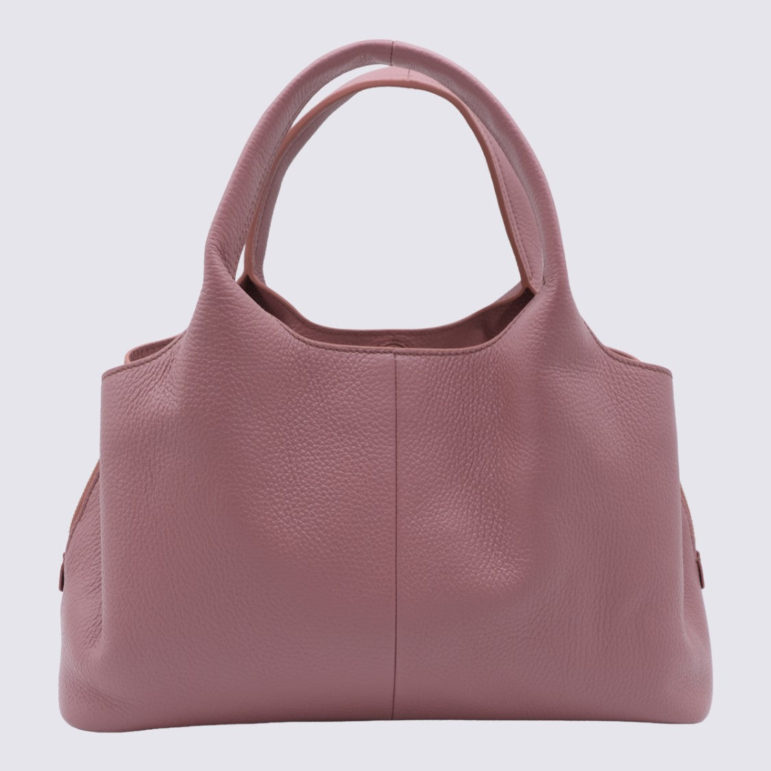 Coccinelle Structured Pebbled Handbag With Gold-Tone Logo Emblem