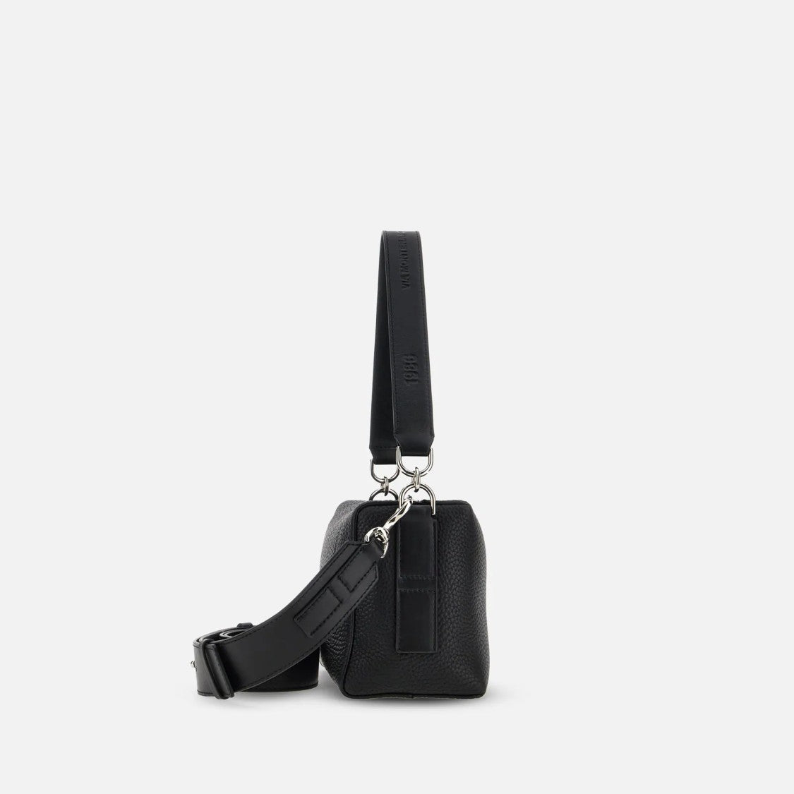 Hogan Script Piccolo Handbag With Textured Leather Finish