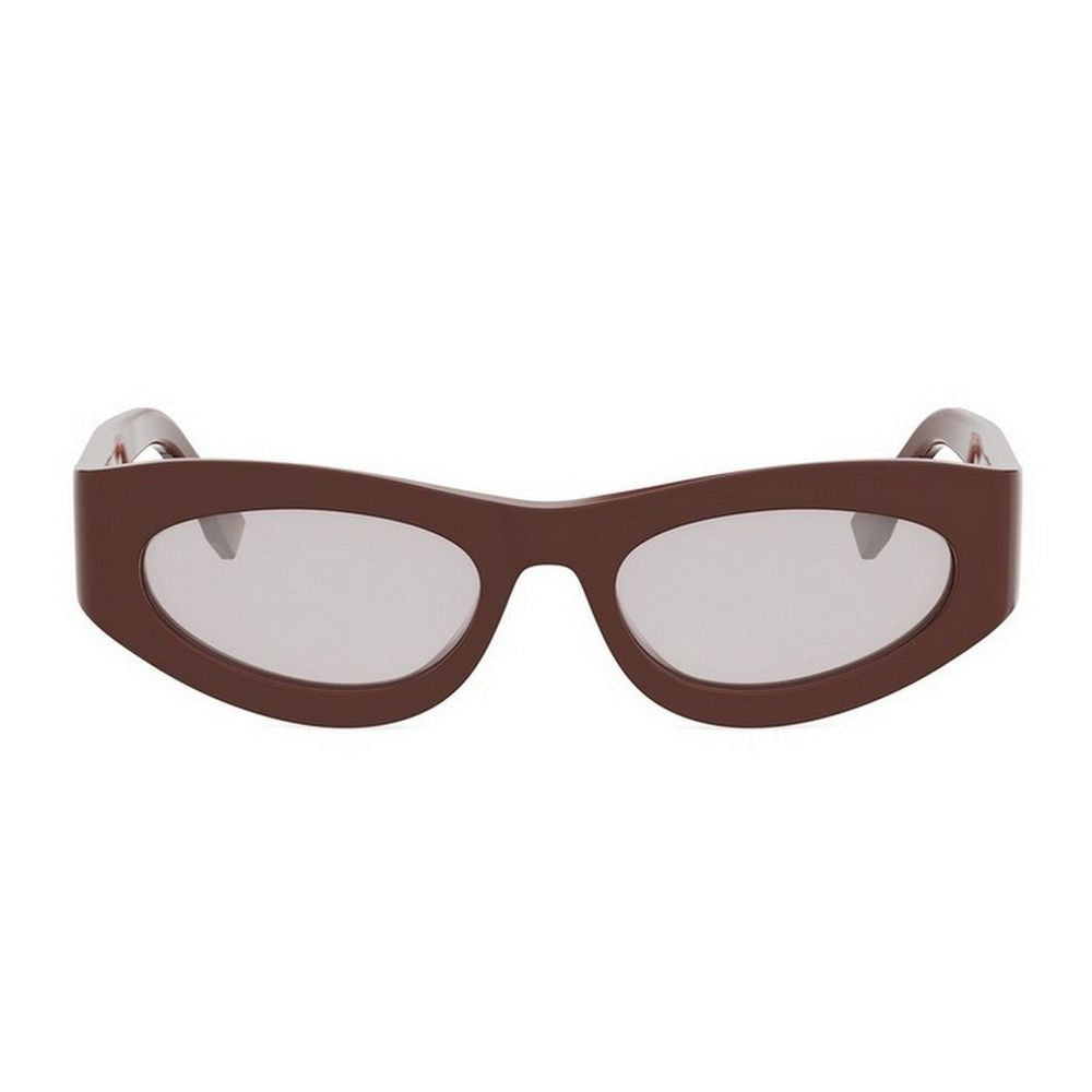 Fendi Ff Diamonds Thick Oval Acetate Sunglasses