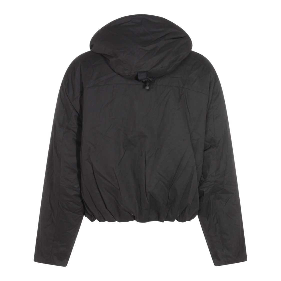 Thom Krom Black Jacket With Silver Zip Closure