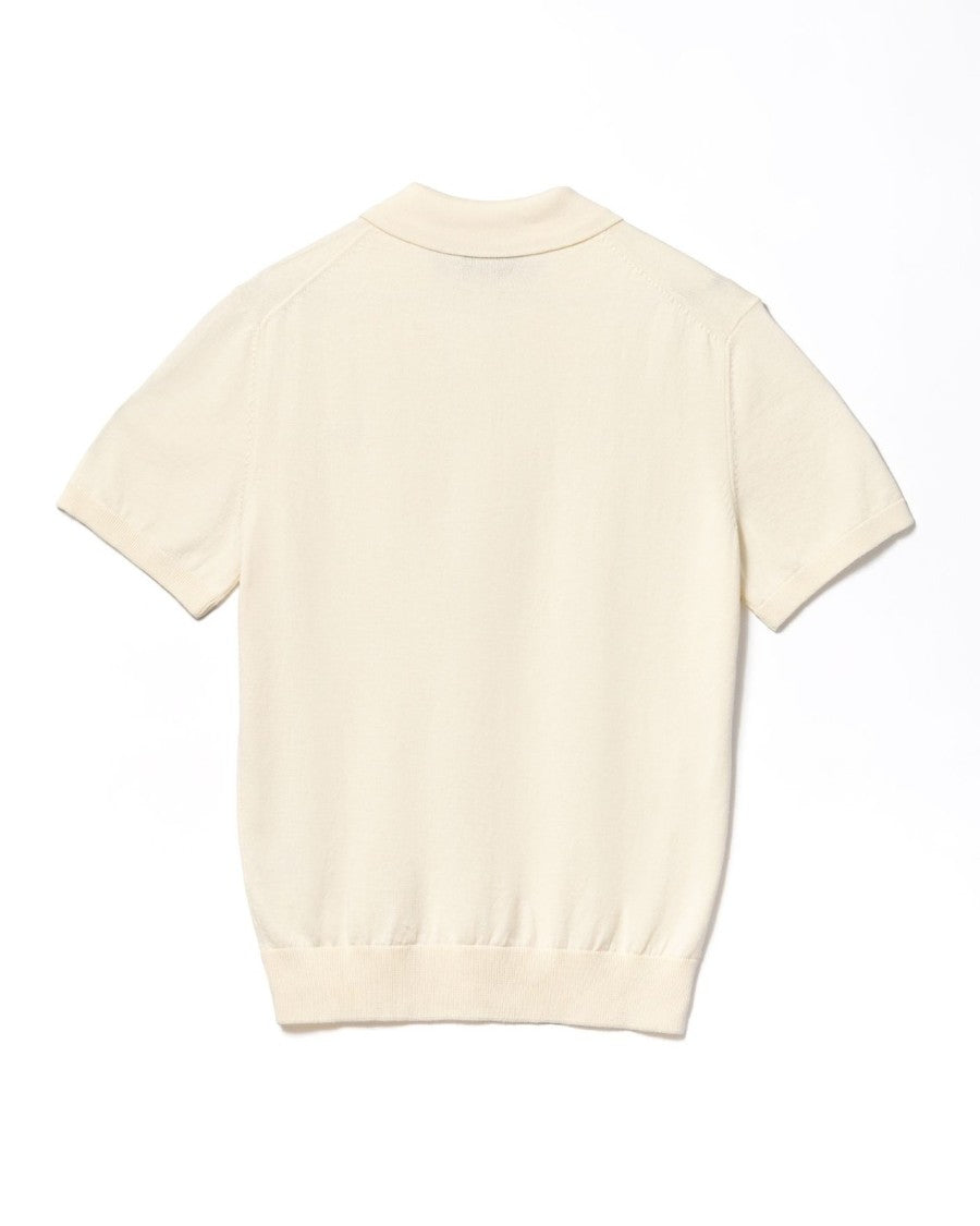 A.P.C. Short-Sleeved Knit Polo Shirt