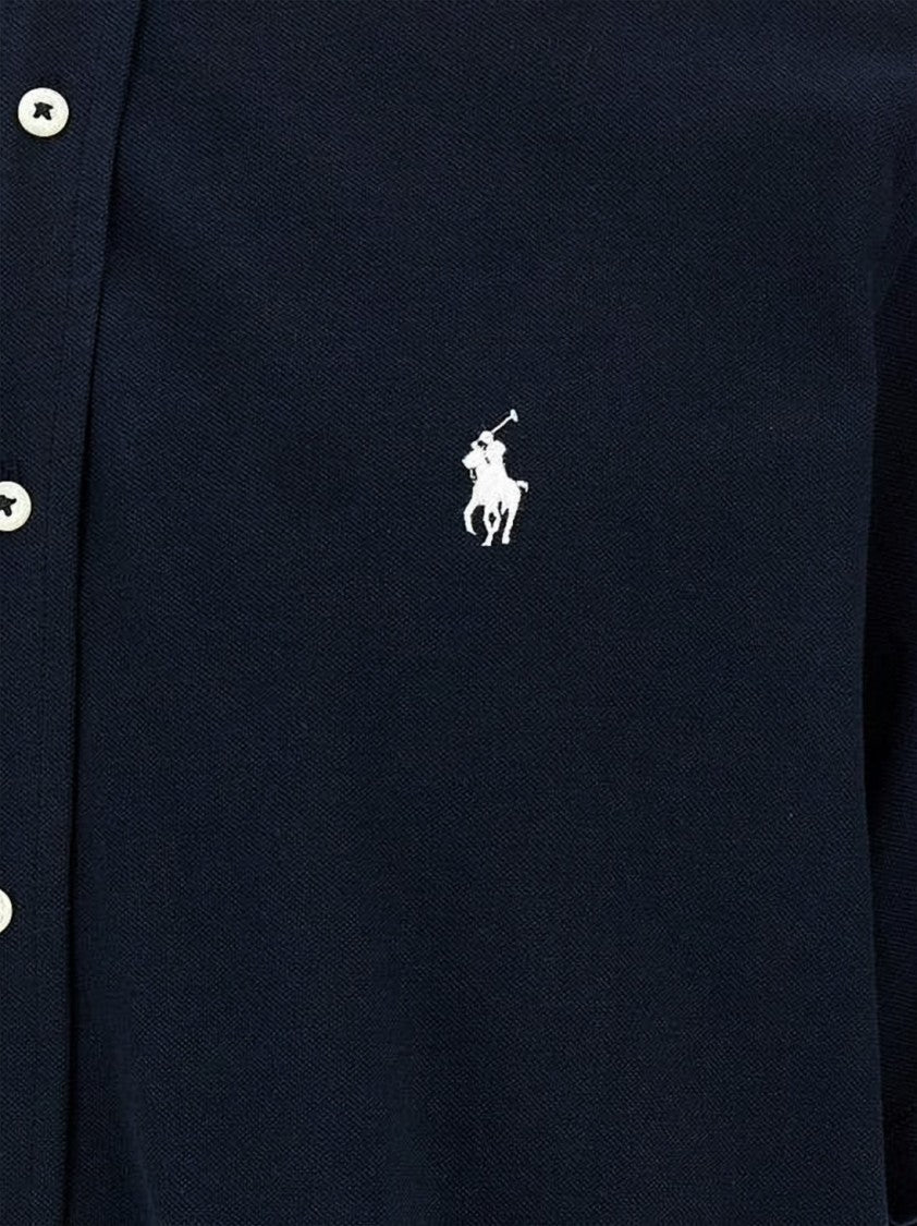 Polo Ralph Lauren Short-Sleeve Button-Down Shirt With Embroidered Logo