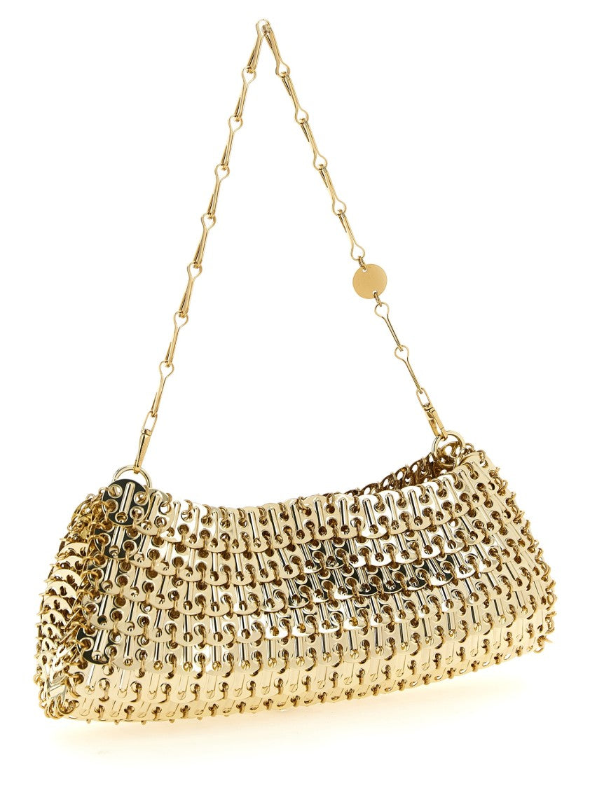 Paco Rabanne Metal Mesh Evening Clutch With Removable Handle