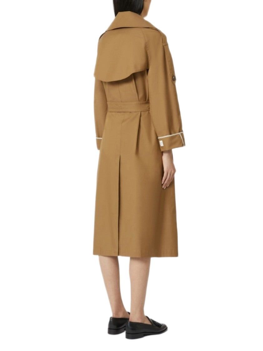 Max Mara Classic Brown Trench Coat With Tailored Silhouette