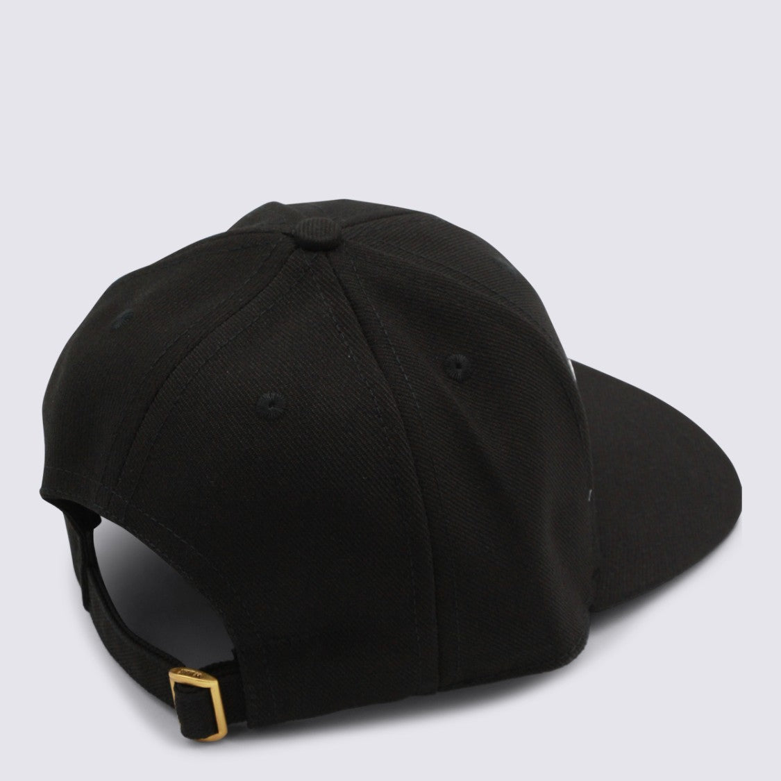 Willy Chavarria Structured Black Cap With Embroidered Design