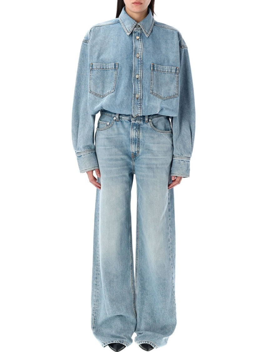 Haikure Tilda Relaxed-Fit Denim Jumpsuit With Vintage Appeal