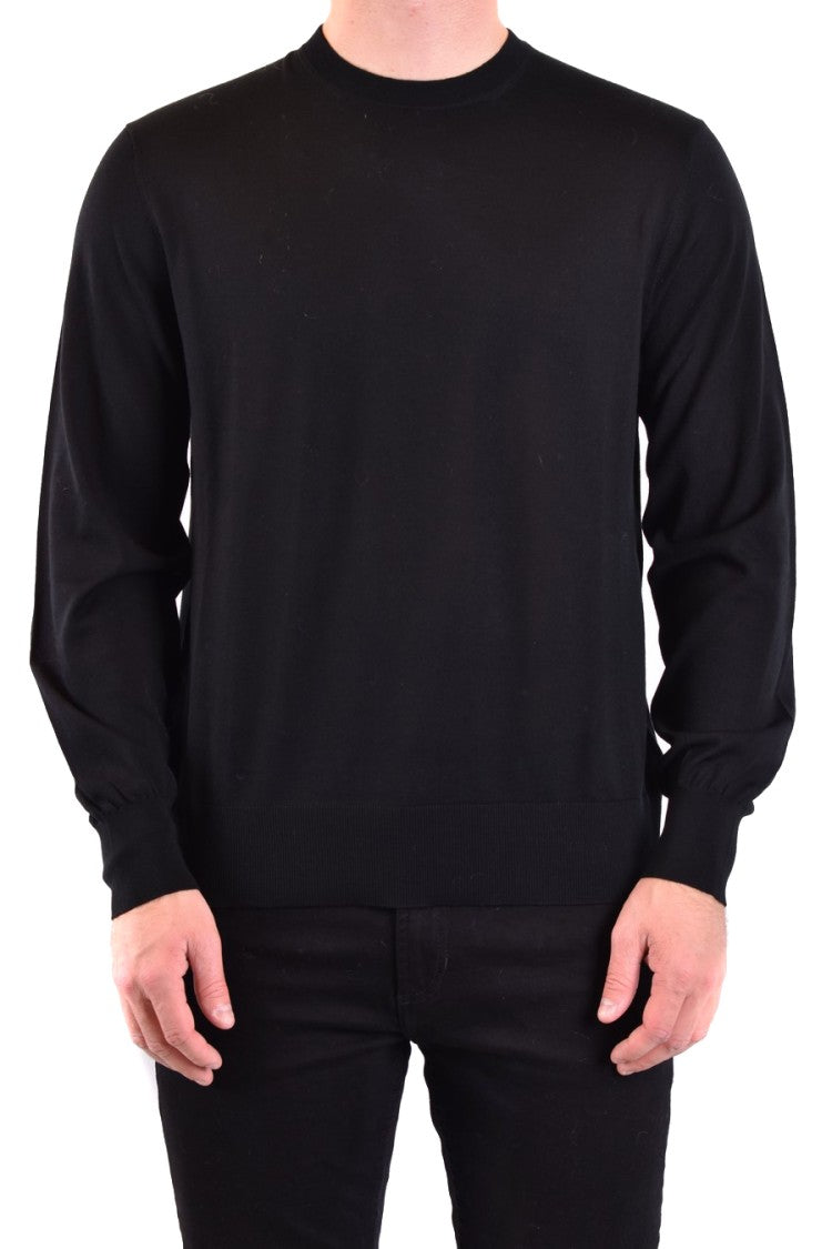 Neil Barrett 100% Wool Knit Sweater Crew Neckline