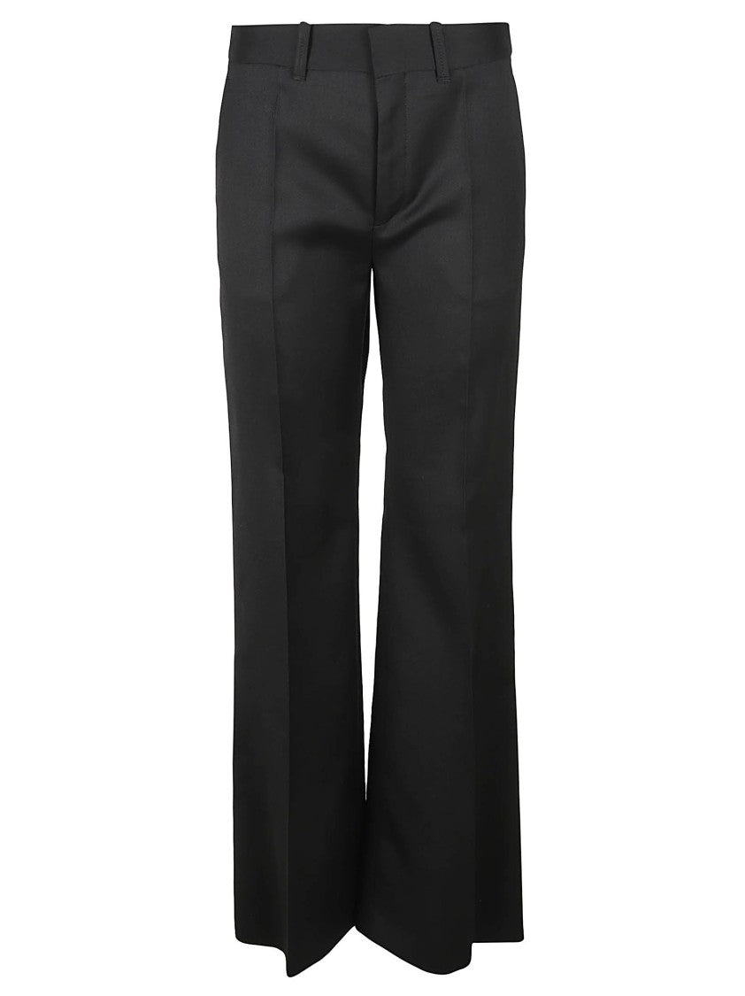 Chloé Wide-Leg Tailored Trousers With Structured Waistband