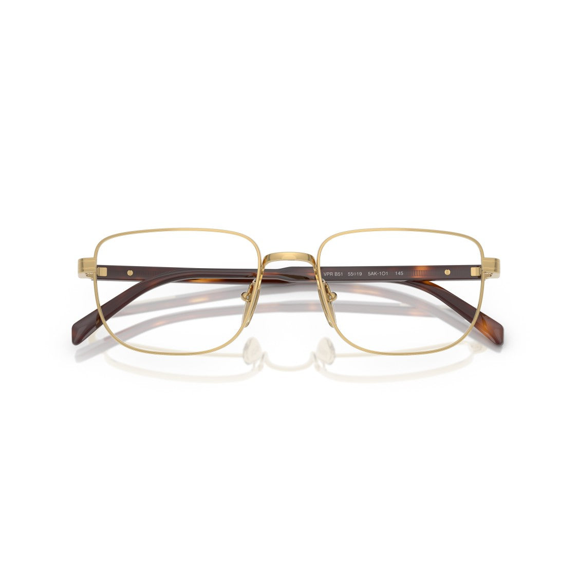 Prada 0Pr B51v Rectangular Aluminum Eyeglasses