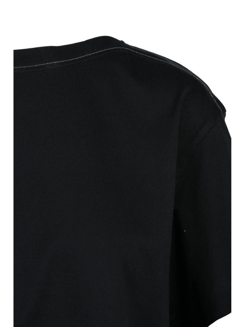 Brunello Cucinelli Cotton T-Shirt - Black