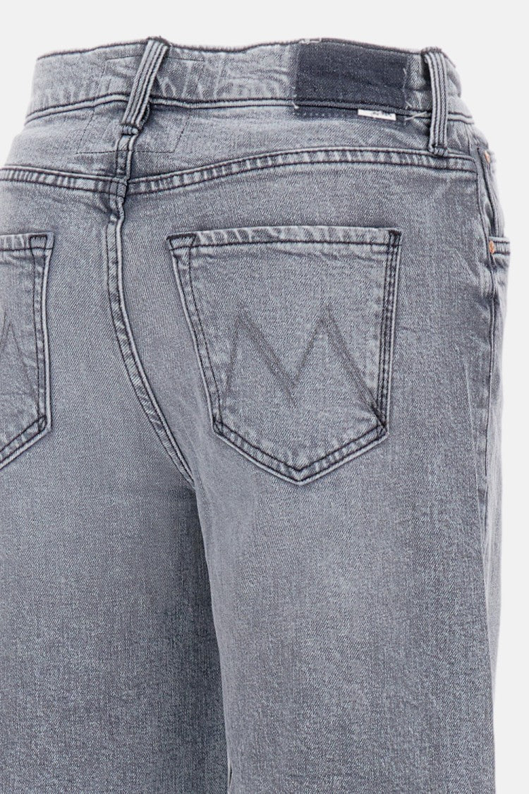 Mother The Ditcher Roller Sneak Jeans