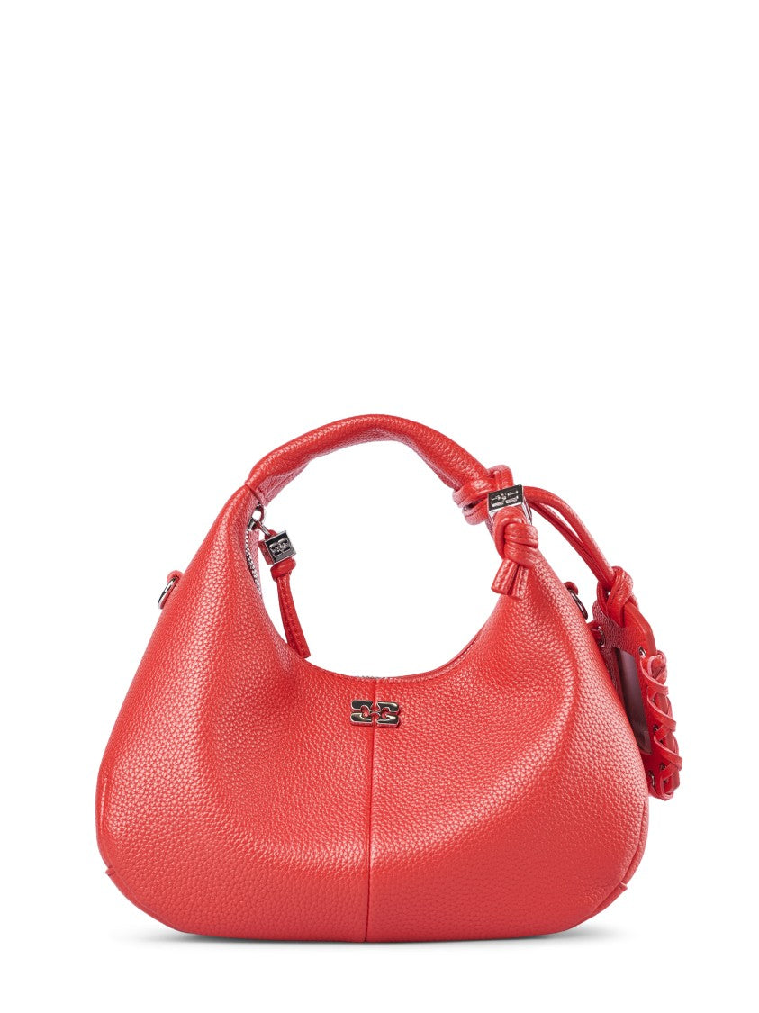 Ganni Mini Hobo Bag With Slouchy Silhouette