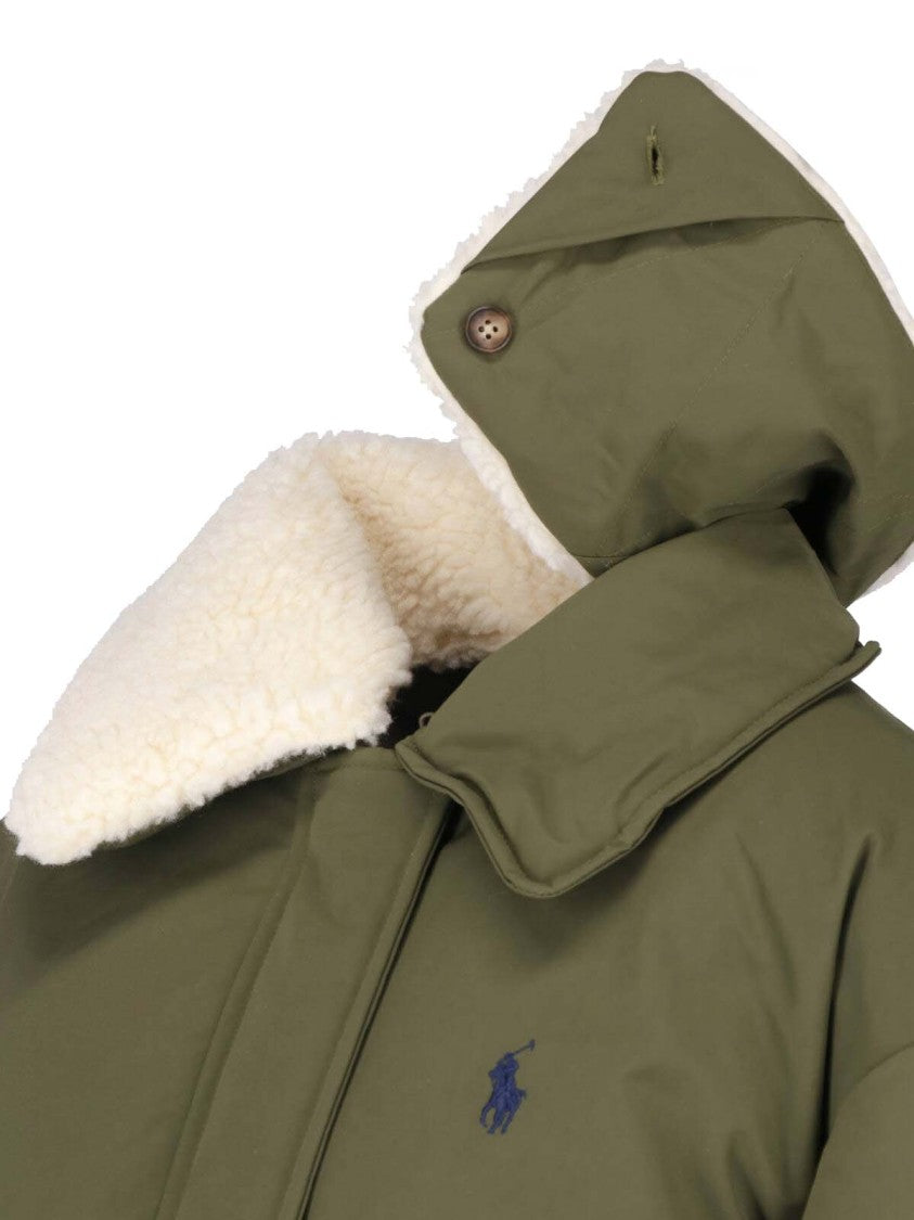 Polo Ralph Lauren Teddy Collar Cropped Down Jacket