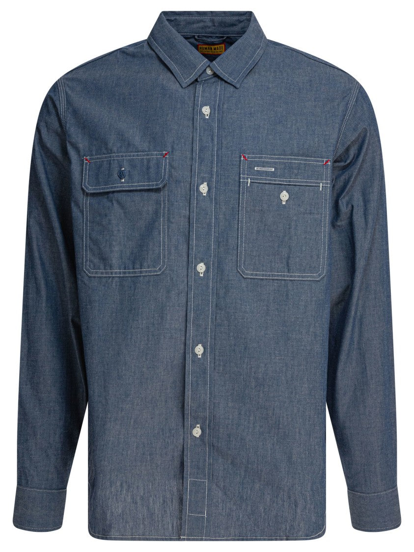 Human Made Relaxed Fit Chambray Shirt